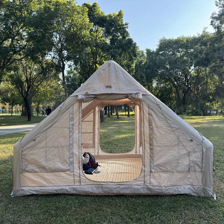 Large Waterproof Durable Inflatable Tent, Family Airtight House for Camping RV Travel
