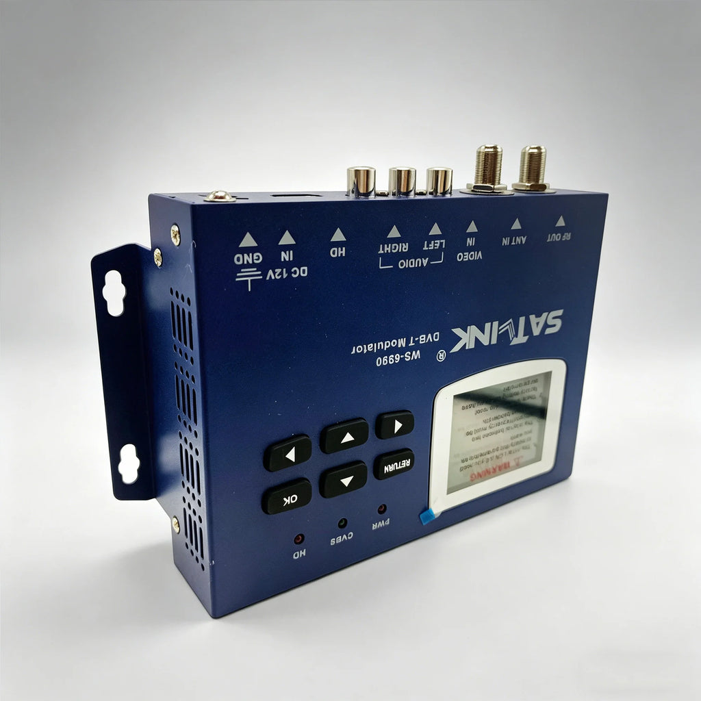 HD encoder modulator AV to RF HD to RF DVB-T DVB-C ISDBT TDT DTV modulator CATV self-produced programs