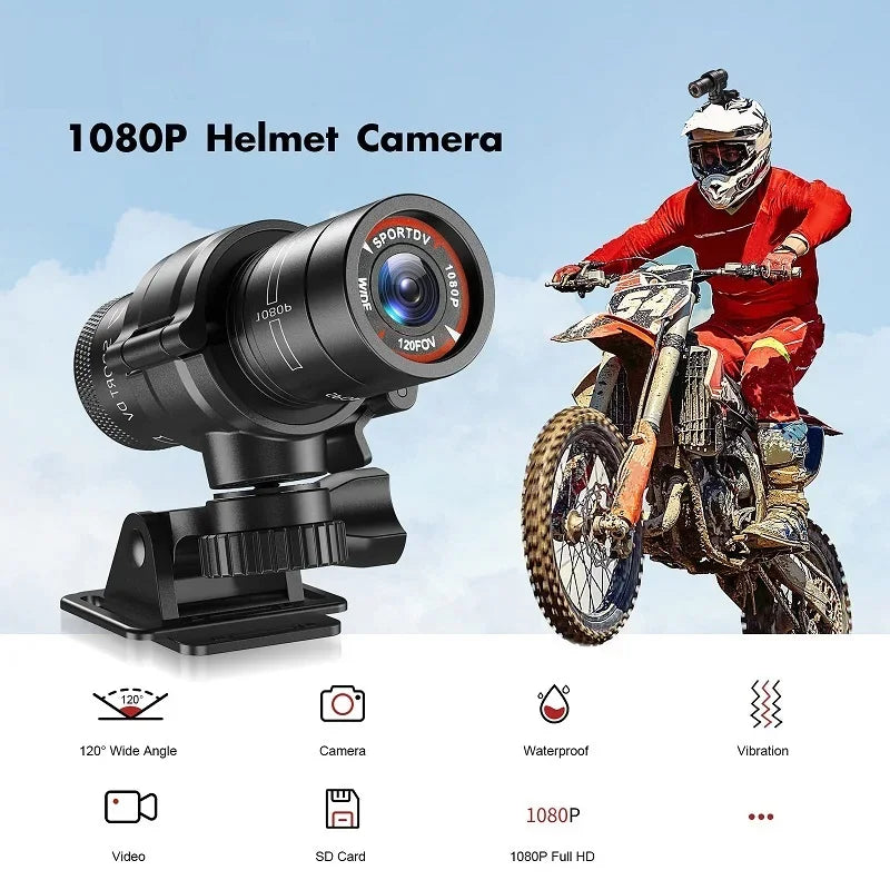 FHD 1080P Outdoor Sports Camera In Helmet Motorcycle Bike Sport Mini Filming Bicycle Action Body Cam And Video Recording