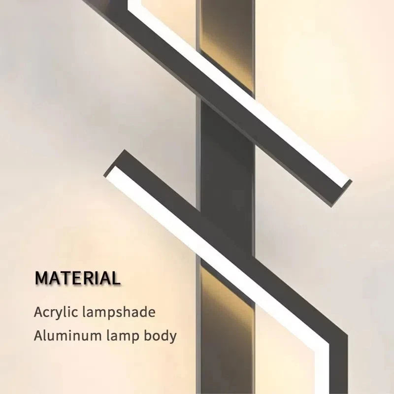Modern Minimalist LED Wall Lamps - Bedside Interior Lighting for Living Room Bedroom Stairs - TV Backlight Wall Decor Lights