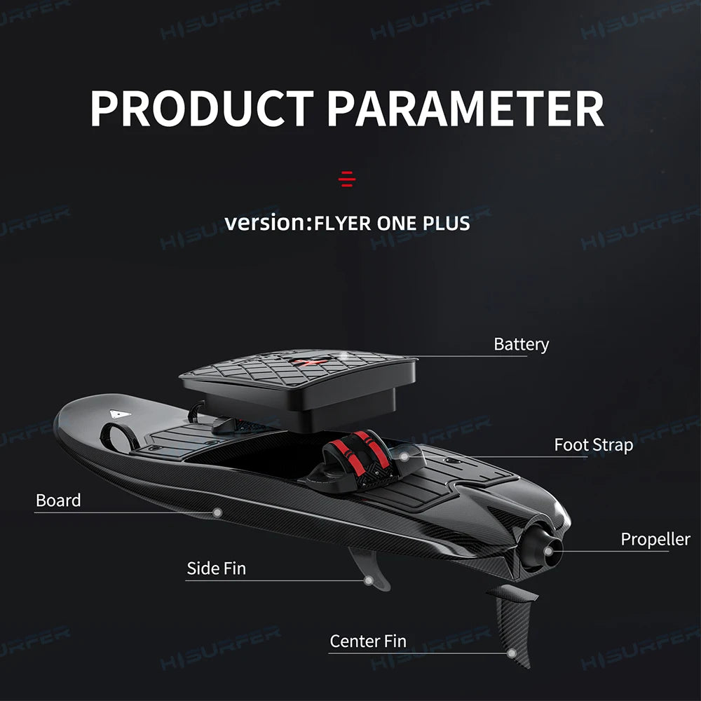 Hot Selling Factory Price Jetfly 02 Wireless Remote Control 68KM/H Full Carbon Fiber JF02 Electric Surfboard for Sea Sports