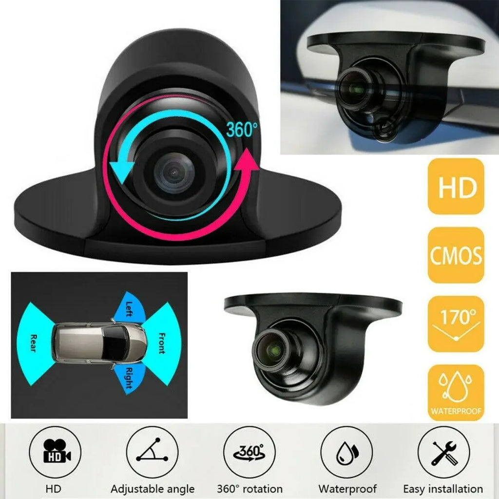 Car Camera For Vehicle Front/Side/Rear View Auto Camera 170 Degree Wide Angle Automotive Reversing Backup Cameras