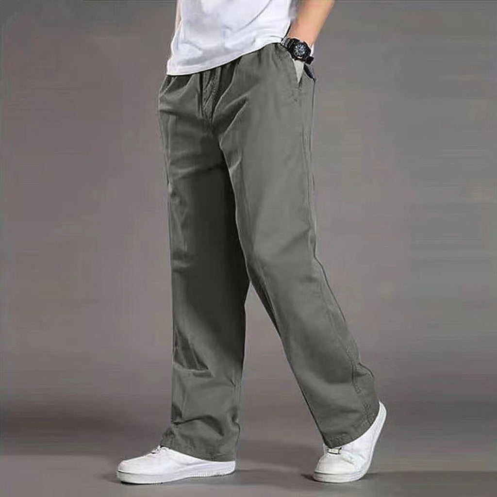 Cotton Men Sweatpants Sports Joggers Pant Tracksuit Jogging Trouser Plus Size 4xl Sportswear Wide Leg Cloth 2024 Spring