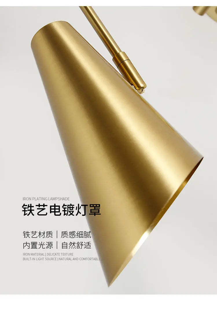 Modern Bedroom LED Wall Light Touch Sensor Switch White Black Gold Long Pole Arm Folding Bed Head Wall Reading Wall Light