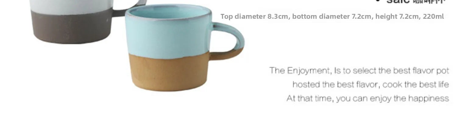Nordic Style Ceramic Mug Creative Tea Cup Water Cup Simple Home Use Drinking Cup Afternoon Tea Coffee Cup for Adults