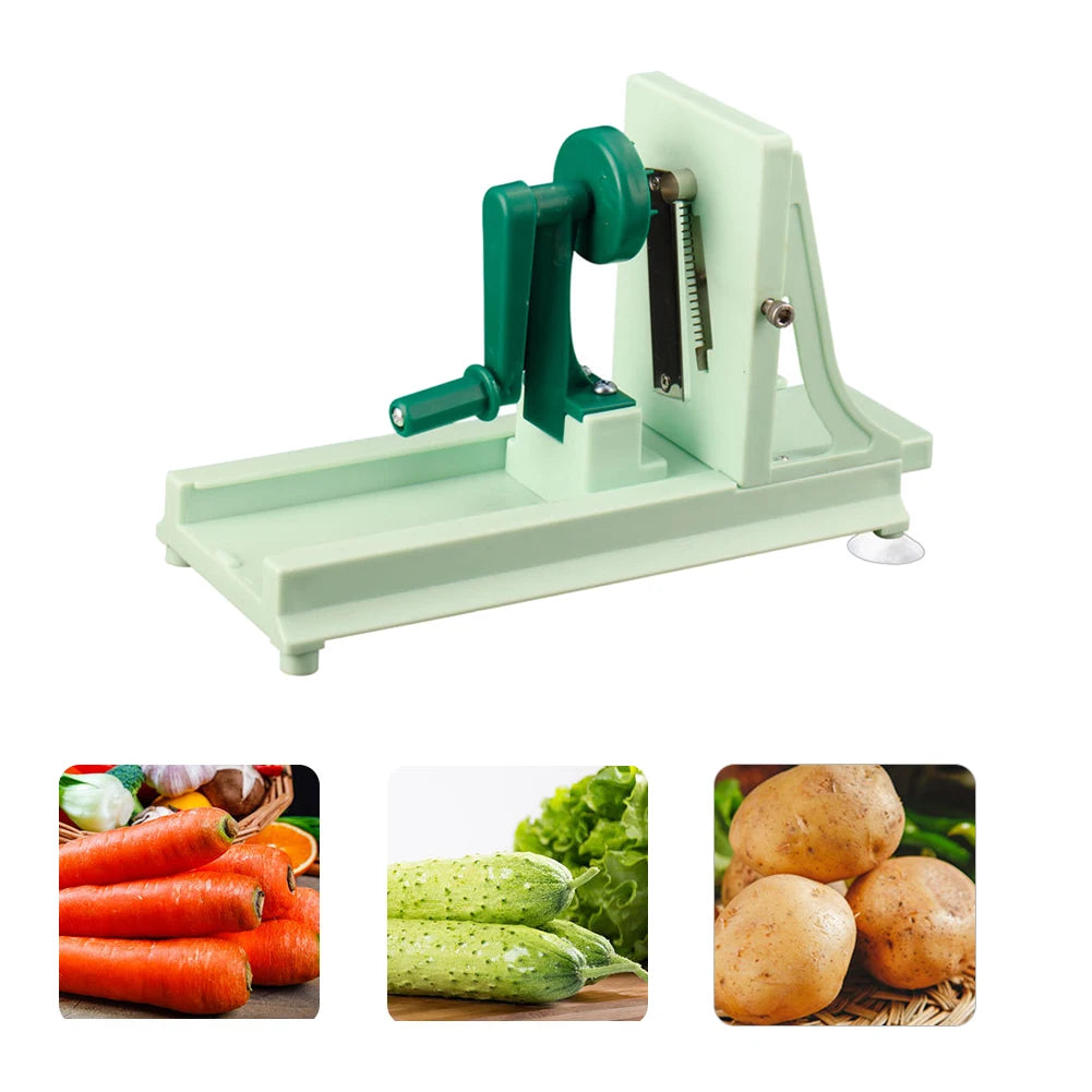Manual Vegetable Spiral Slicer Multifunctional Vegetable Cutter Kitchen Tools Heavy Duty Veggie Spiralizer Kitchen Gadgets Tools