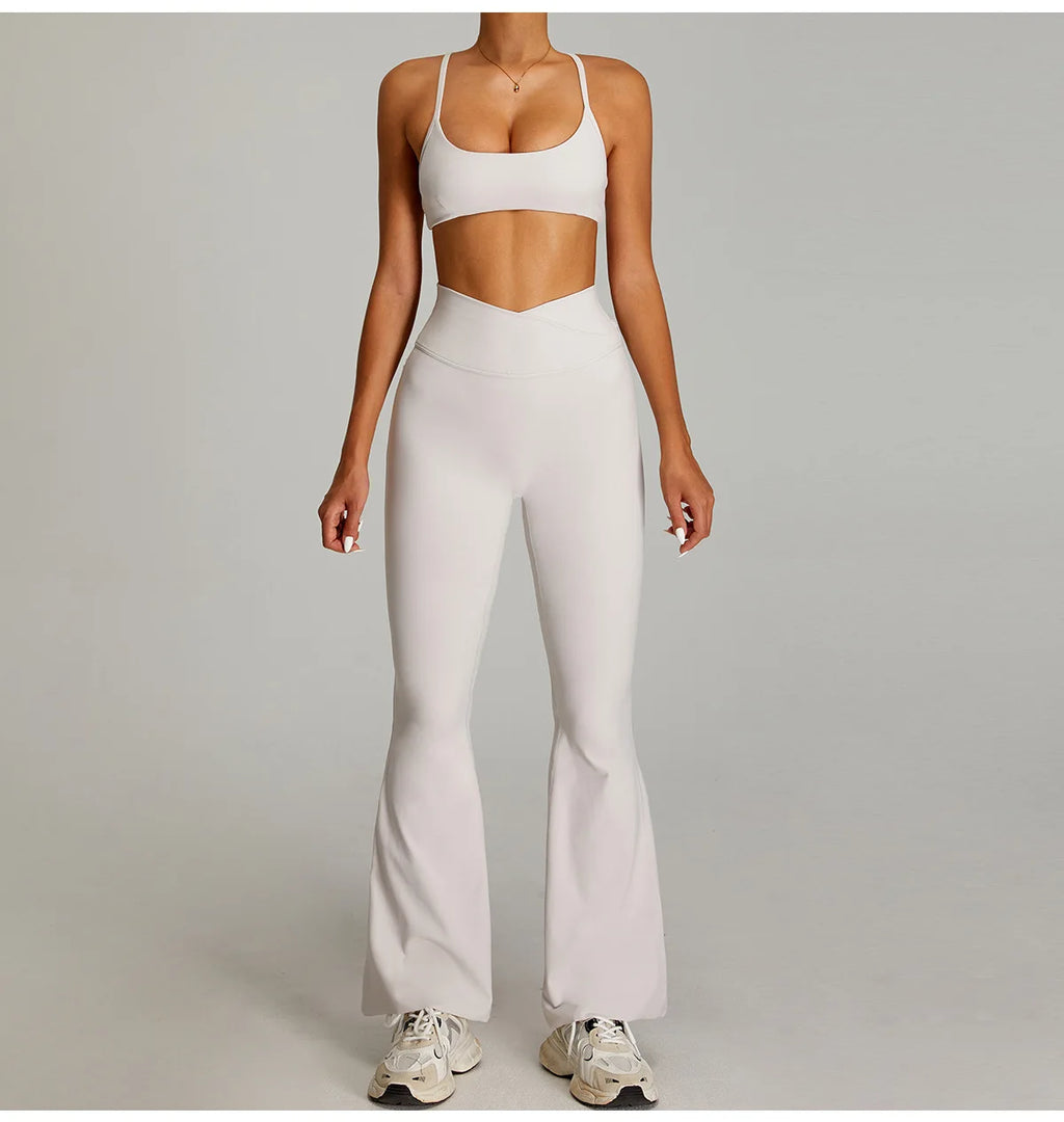 mikeyoga Women Yoga Suit 2PCS Sports Set Quick-Drying Gym Set Women Tracksuit Running Workout Short Sleeves Sports Yoga Clothing