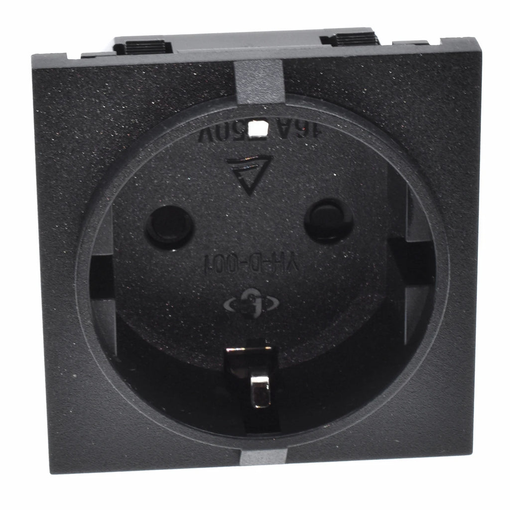 Europe socket embedded industrial outlet Inverter output socket EU universal electrical Russia,South Korea AC power connector16A