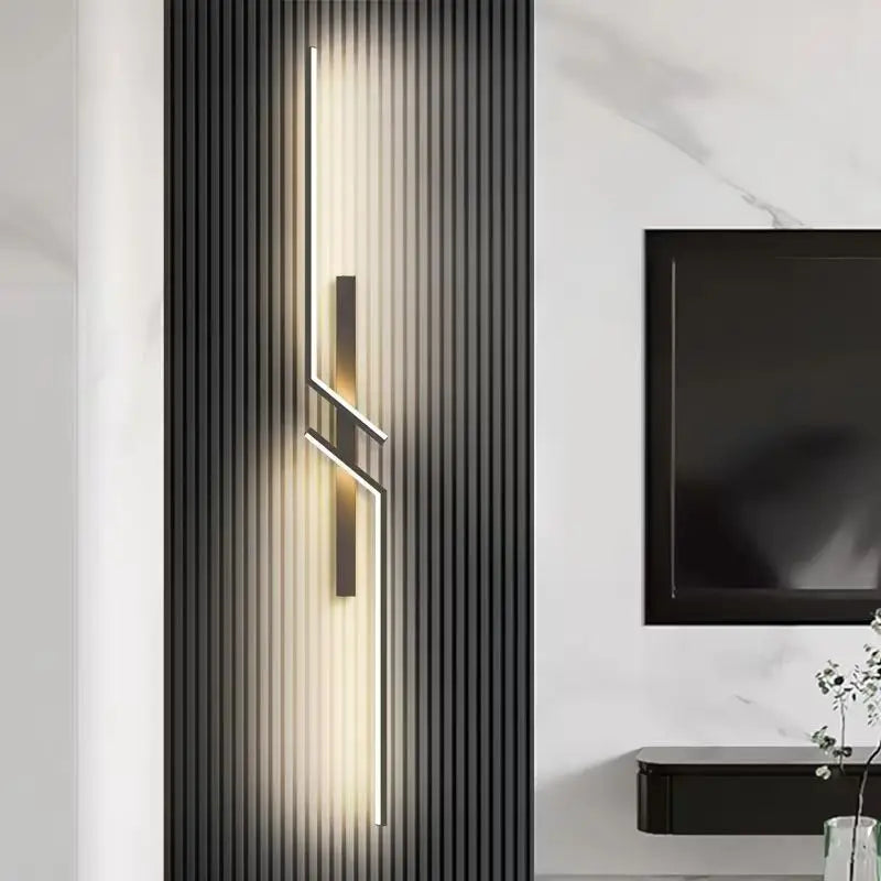 Modern Minimalist LED Wall Lamps - Bedside Interior Lighting for Living Room Bedroom Stairs - TV Backlight Wall Decor Lights