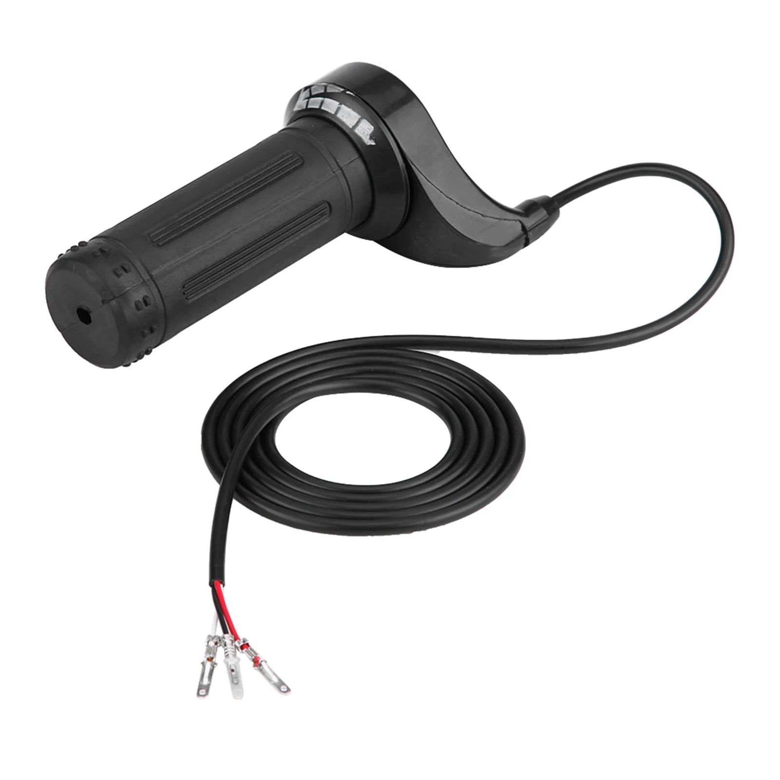 Electric Scooter Ebike E-bike Motorcycle Tricycle Twist Throttle Grip with 3 Wires Hall Sensor Turn Handle Accelerator 130cm