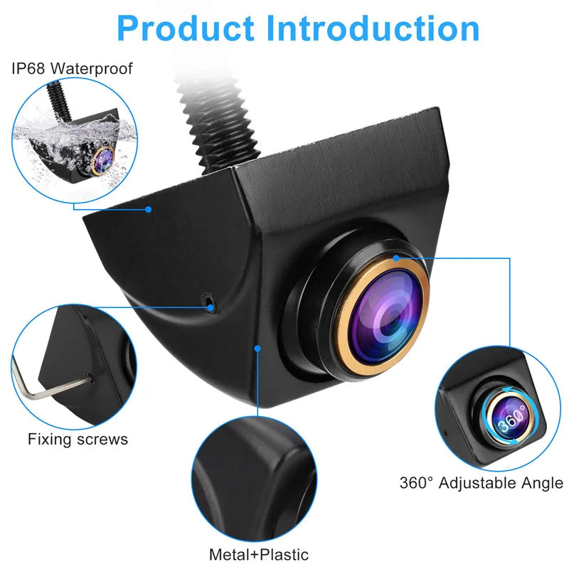 AHD 1920x1080P Car Rear View Camera 170° Fisheye Golden Lens Full HD Night Vision Vehicle Reversing Front Cameras B.H