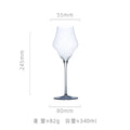 Transparent Thin Cloud Red Wine Glasses Goblets Light Luxury Crystal Glasses Burgundy Wine Glasses Champagne Glasses Thin Stems