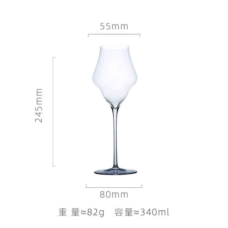 Transparent Thin Cloud Red Wine Glasses Goblets Light Luxury Crystal Glasses Burgundy Wine Glasses Champagne Glasses Thin Stems