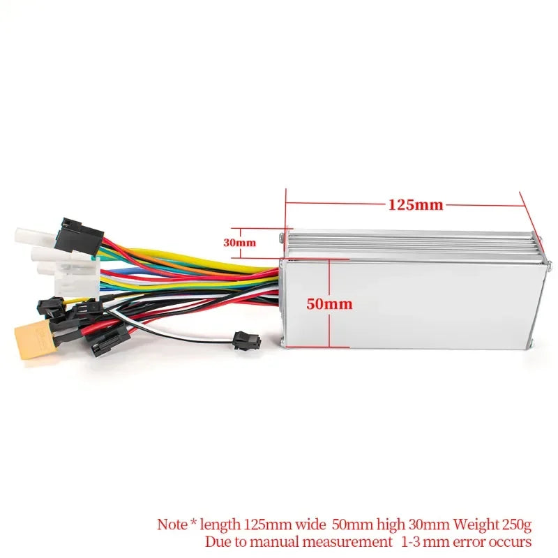 Electric Bike Brushless Controller 25A 35A with LCD Display Electric Bicycle Scooter E-bike Accessories Parts 36V 48V 750W 500W