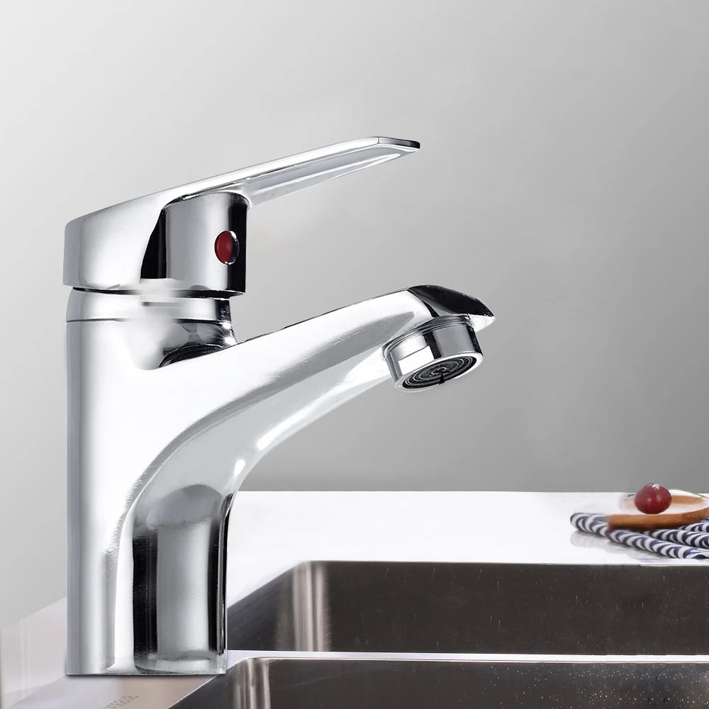 Bathroom Faucets Hot and Cold Mixer Faucets Vanity Bathroom Kitchen Deck Mounted Bathroom Single Lever Sink Faucets Dropshipping