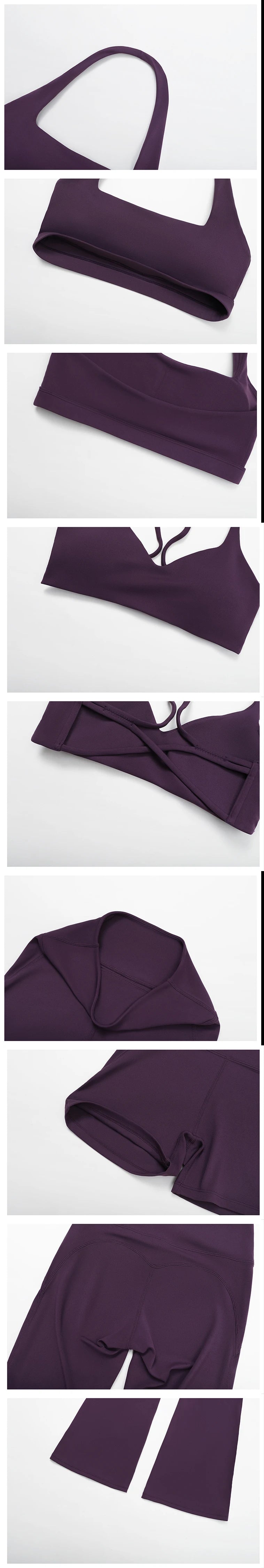 Women's Tracksuit 2 Piece Set Fitness Clothes Yoga Sets Sportswear Workout Bra High Waist Leggings Set Gym Clothing Sports Suits