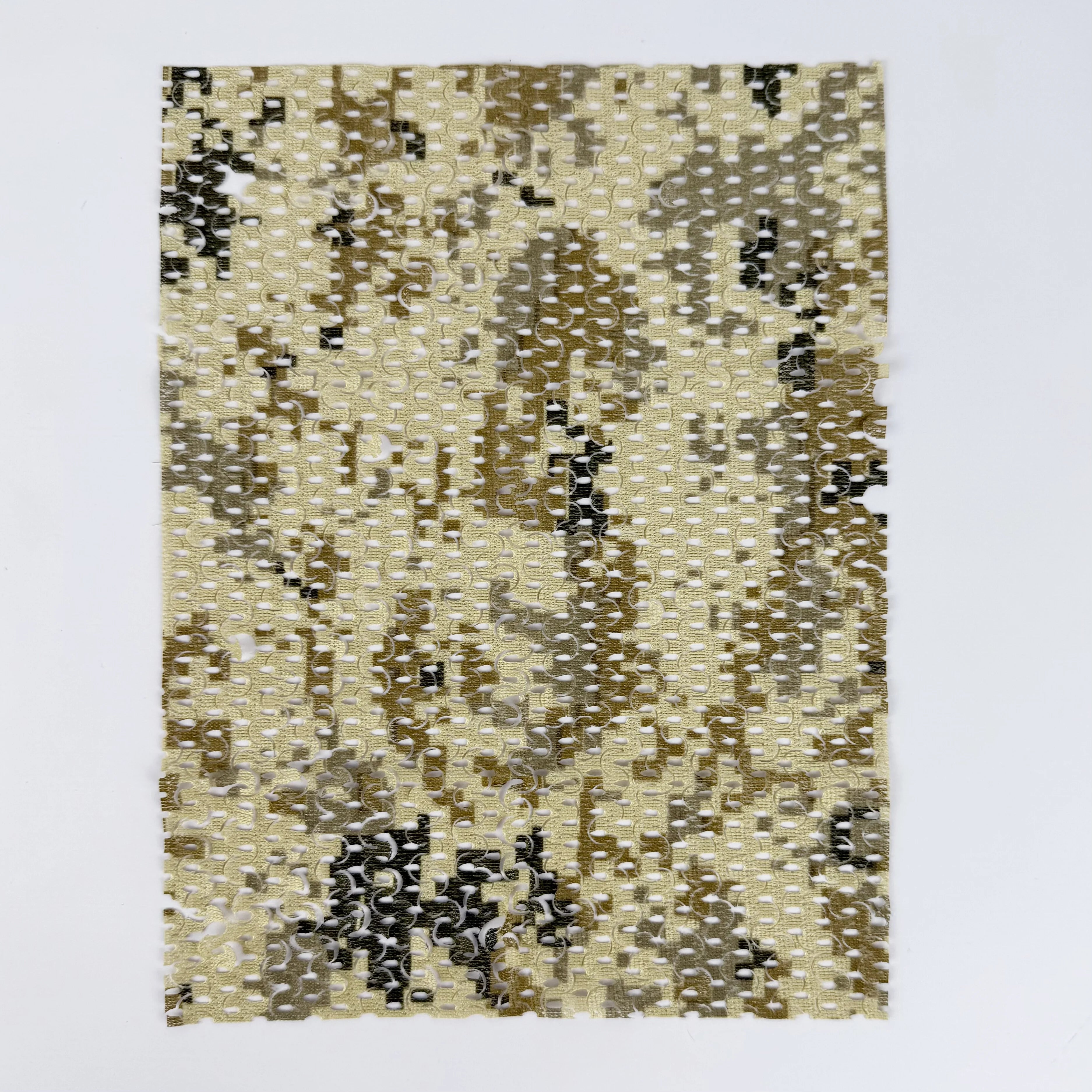 DIY Camouflage Mesh for Micro Military Scene Model Material Cover Mesh Size 10x15cm