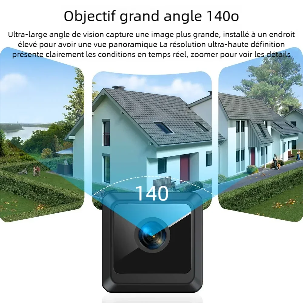 W02 1080P Mini Security Protection Home Night Vision Surveillance Outdoor Camping WIFI Subminiature Smart Home Camera Cctv Video