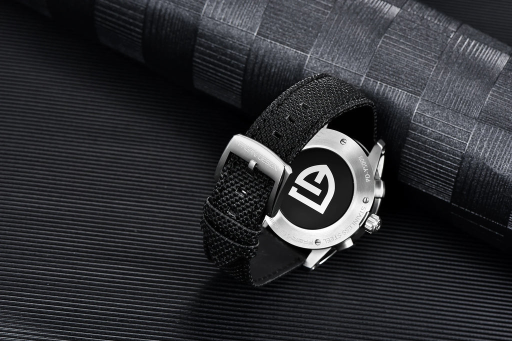 PAGANI DESIGN Men Quartz Watch Modern Light Simple Fashion Pioneer Stainless Steel Tachymeter Waterproof Calendar Luminous Watch