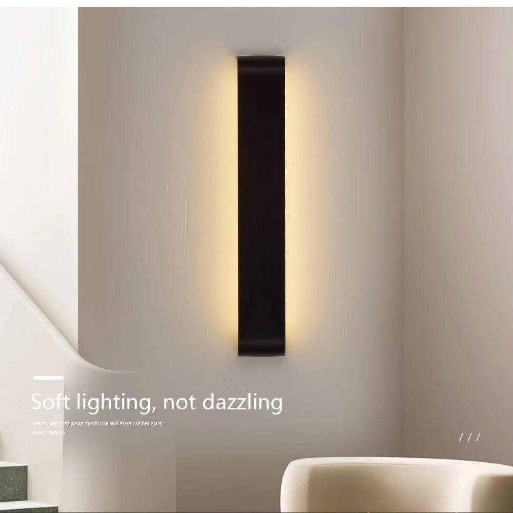 Modern Led Wall Lamp Sconce Light Decor Living Room Bedroom Indoor Wall Light For Home Brushed Aluminum Wall lighting Fixture