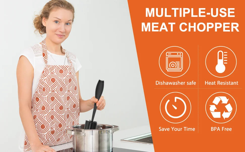 Kitchen Meat Chopper Manual Meat Shredder & Pulverizer for Ground Beef , Turkey, Hamburger Meat Grinding Kitchen Gadgets