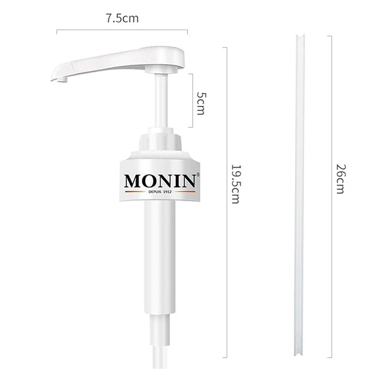 1/6PCS Coffee Milk Tea Dispenser Syrup Pump Liquid Dispenser For Monin Syrup 10ml Juice Bottle Dispenser Pump Kitchen Tools