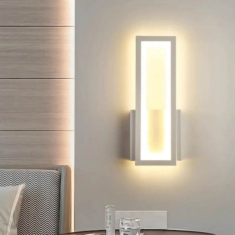 Modern Creative Wall Light LED Simple TV Background Wall Lights Bedroom Bedside Wall lamp Decorations Kitchen Indoor Lighting