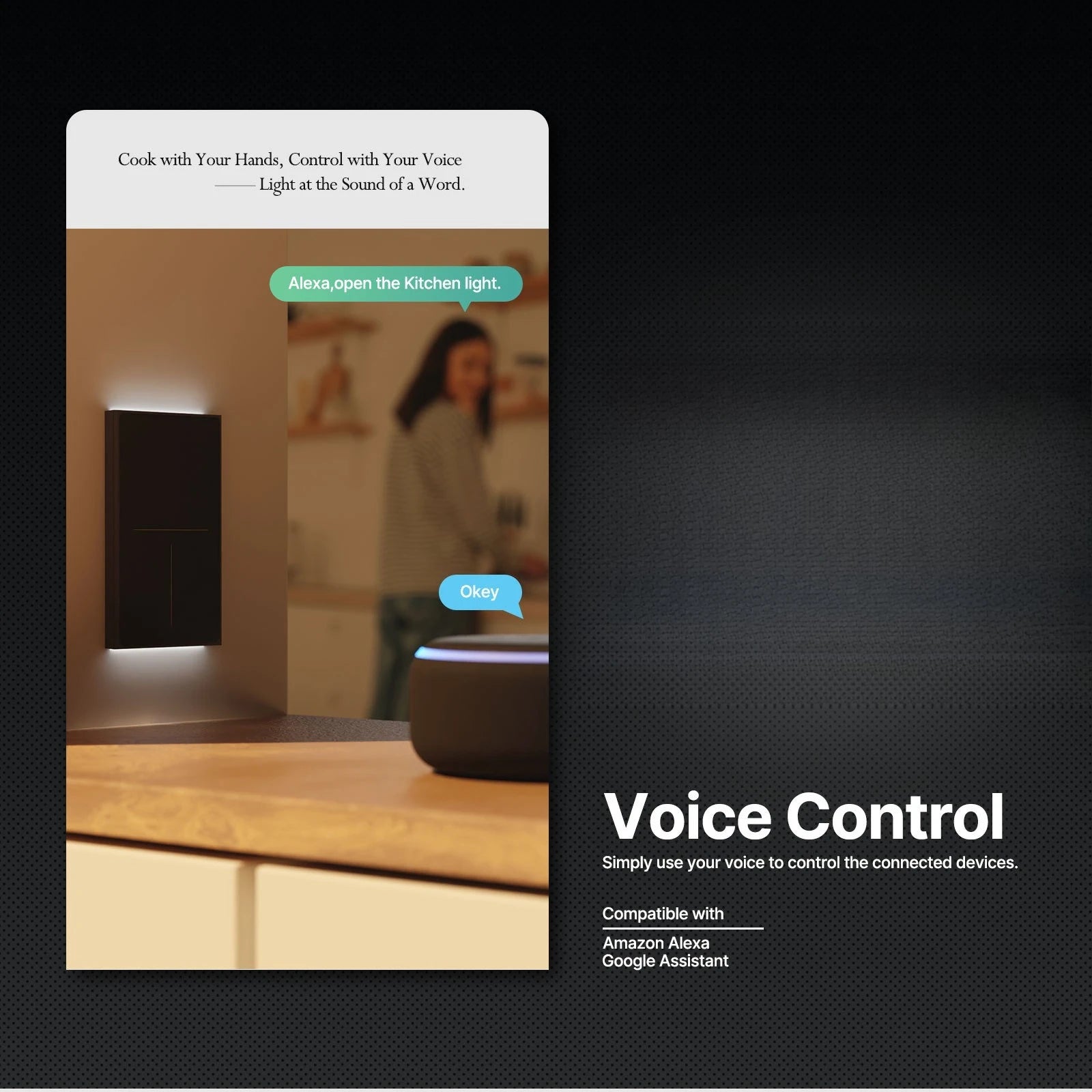 Smart Zigbee Wall Switch with Touch Glass Panel, Scene Mode Switching & APP Remote Control, No Neutral Wire Required