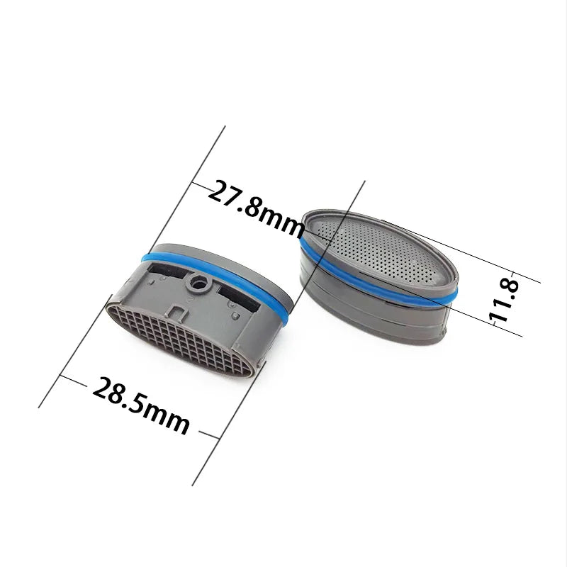 WASOURLF 2PCS Rectangle Square Oval Aerator Bubbler Male M24 Water Saving for Faucet Tap Spout Part Bathroom Kitchen Accessories