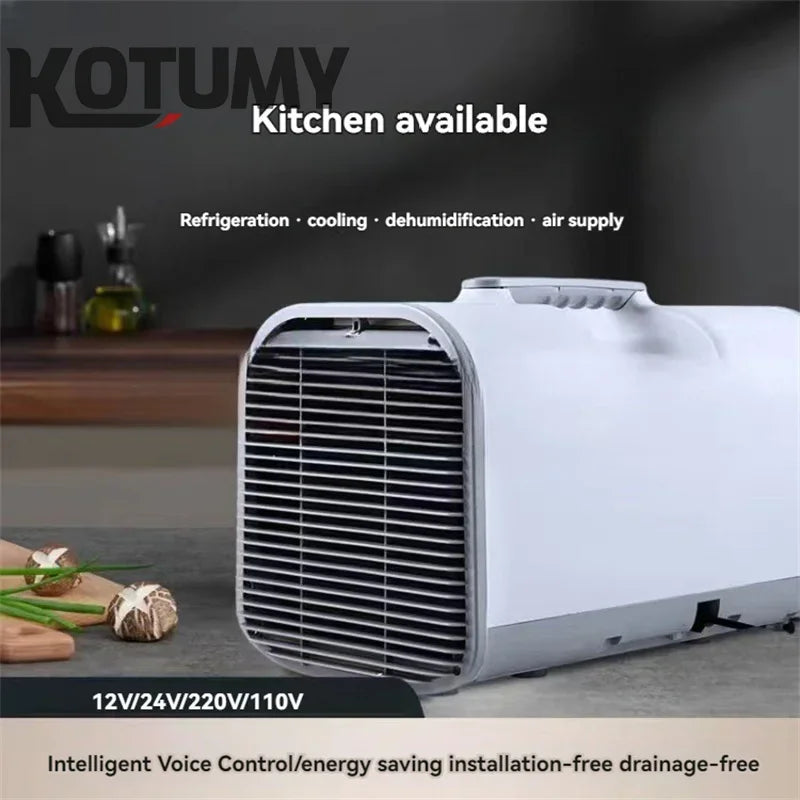 Portable Air Conditioners Outdoor Camping Air Cooler With Remote Control Audio Function Intelligent Hidden Panel 110v/220v/24v/1