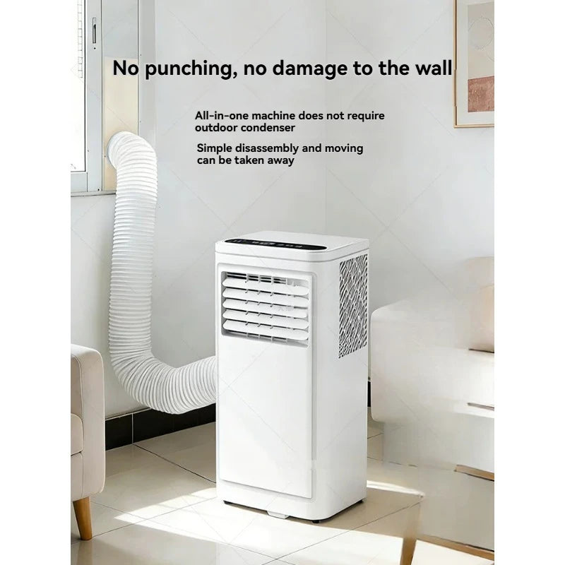 Portable Air Conditioner with Heating and Cooling, No Outdoor Unit, Easy Install for Rental Room, Dormitory, Kitchen, Office