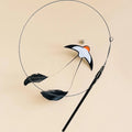 Cat Toys Interactive Funny Simulation Bird Feather with Bell Cat Stick Toy for Kitten Playing Teaser Wand Toy Pet Cats Supplies