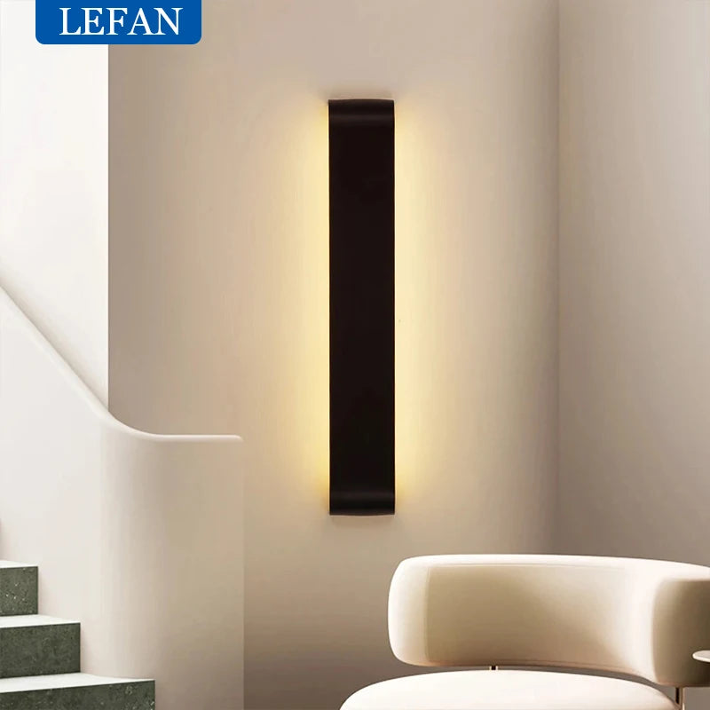 Modern Led Wall Lamp Sconce Light Decor Living Room Bedroom Indoor Wall Light For Home Brushed Aluminum Wall lighting Fixture