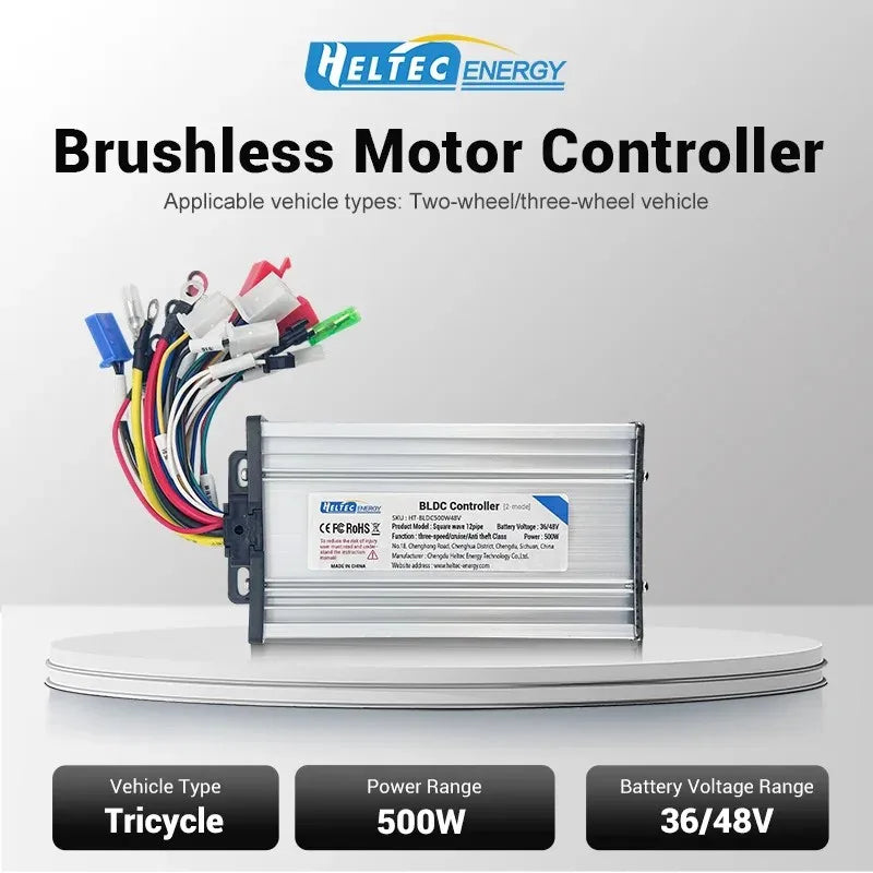 Electric Bicycle Accessories 36 48 60V Electric Bike 350-1000W Brushless DC Motor Controller For Electric Bicycle E-bike Scooter