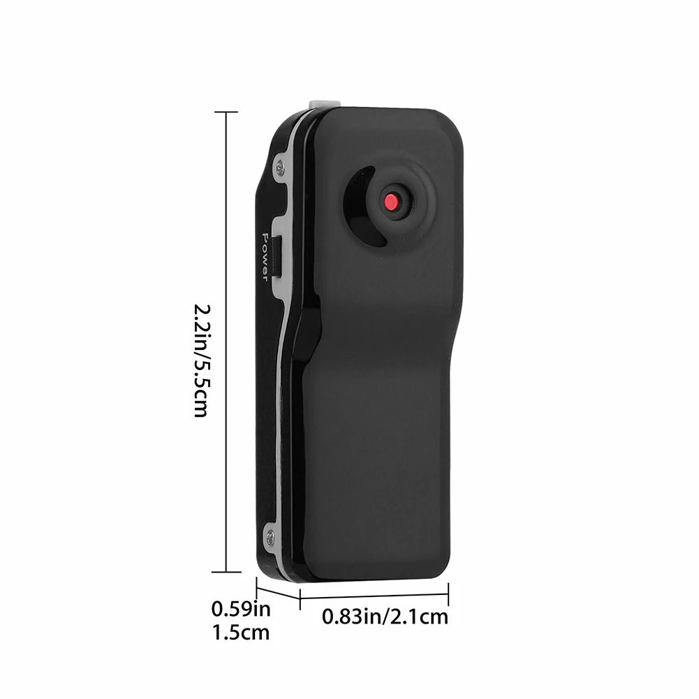 HD Mini DV Camcorder Camera For Home and Office Body Mount Portable Video Record Nanny Security Cam Small Sports Car DVR Webcam