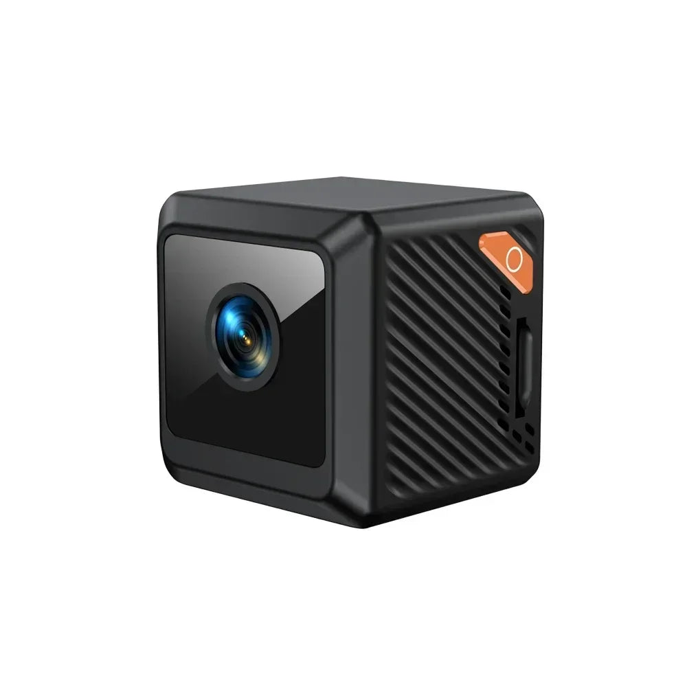 W02 Mini Security Camera 1080P HD, 140° Wide Angle, Bluetooth Pairing, 600mAh Battery, IR Night Vision 5M, Motion Alerts, Cloud/