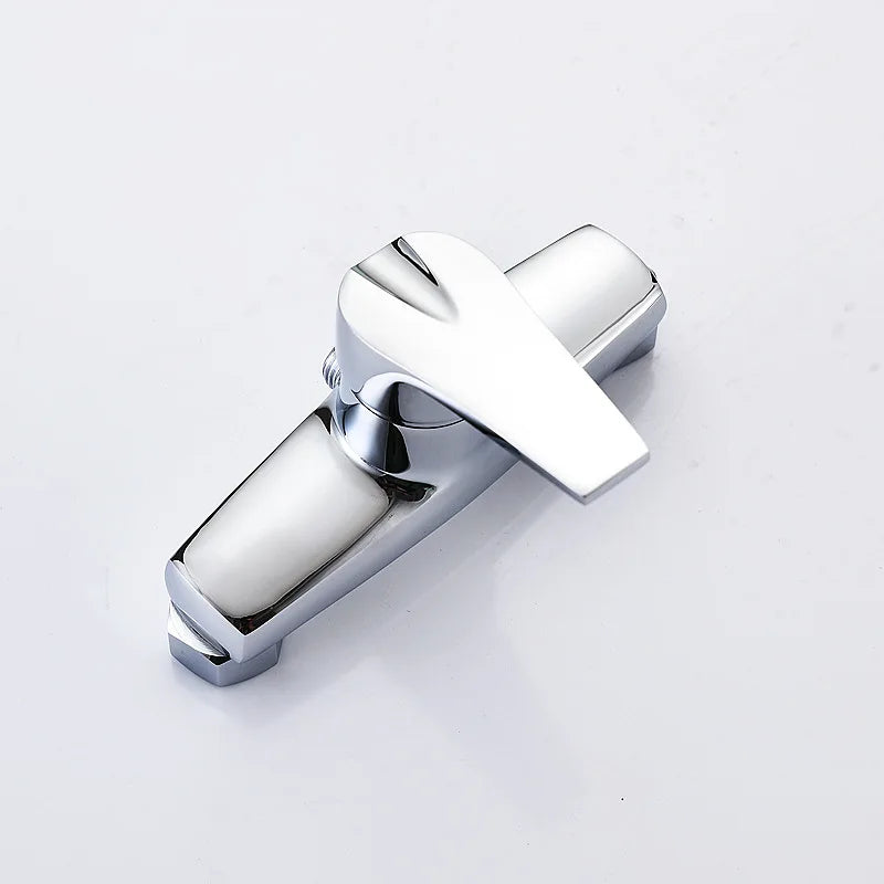 Brass Shower Faucet Mixer Valve Set with Shower Head and Hidden Switch for Bathroom Hot and Cold Water Tap  Bath