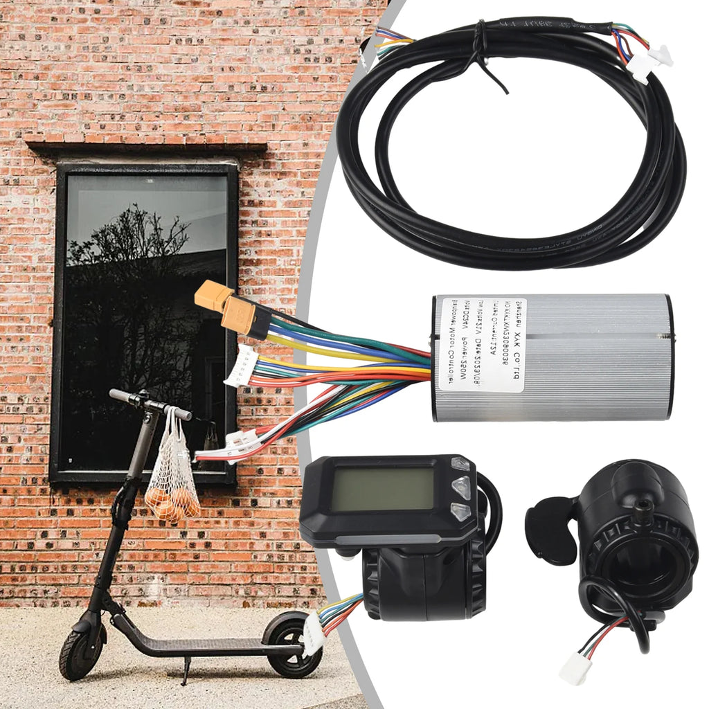 Reliable Electric Scooter Controller with LCD Display and Advanced EABS Brake System Fits Various Wheel Sizes and Power Ratings