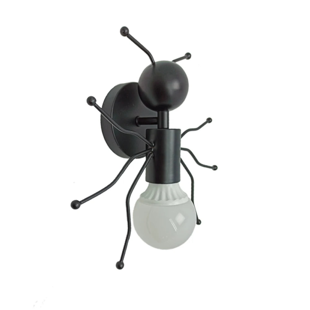 Modern LED  Wall Lamp Nordic Cartoon Doll Wall Lights  American Creative Metal Robot Sconce for Kids Baby Room Living Bedroom