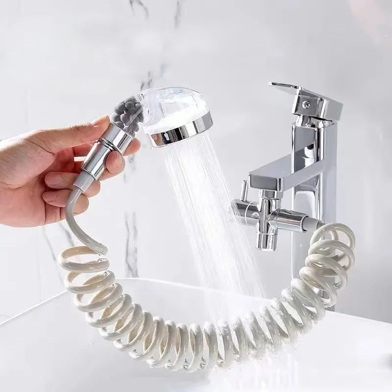 Faucet External Shower Extender Washbasin Swimming Pool Shampoo Shower Handwashing Bathroom Shower Booster Nozzle Kit