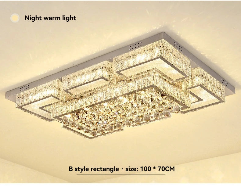 Modern Light Luxury Ceiling Led Crystal Ceiling Light Home Decoration Home Decoration Bedroom Dining Room Kitchen Lighting