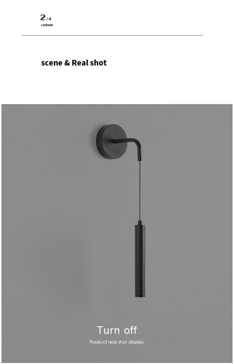 Modern Wall Lamp LED Wall Light Simplicity Spotlights Wall Sconces Indoor Lighting Room Decor For Bedroom Living Room Bedside