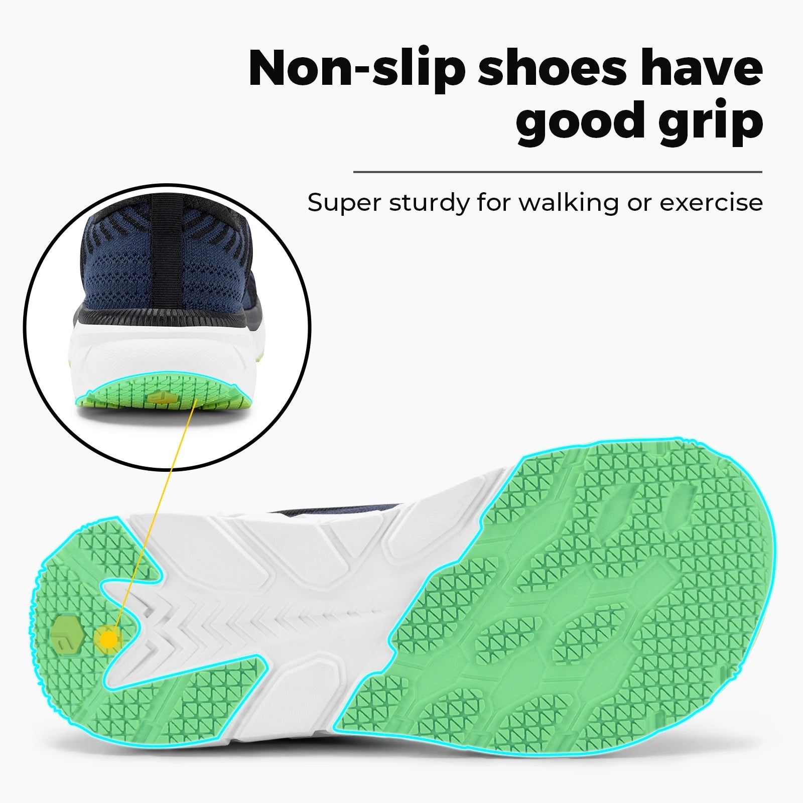 FitVille Wide Toe Box Shoes for Men Cushioned Well Extra Wide Width Shoes Non Slip Wide Lightweight Breathable Running Shoes