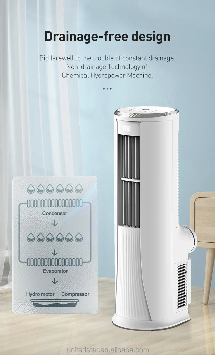 22000BTU Portable Air Conditioner Smart Cooling AC Climatiseur Air Quality Conditioning for Home Use