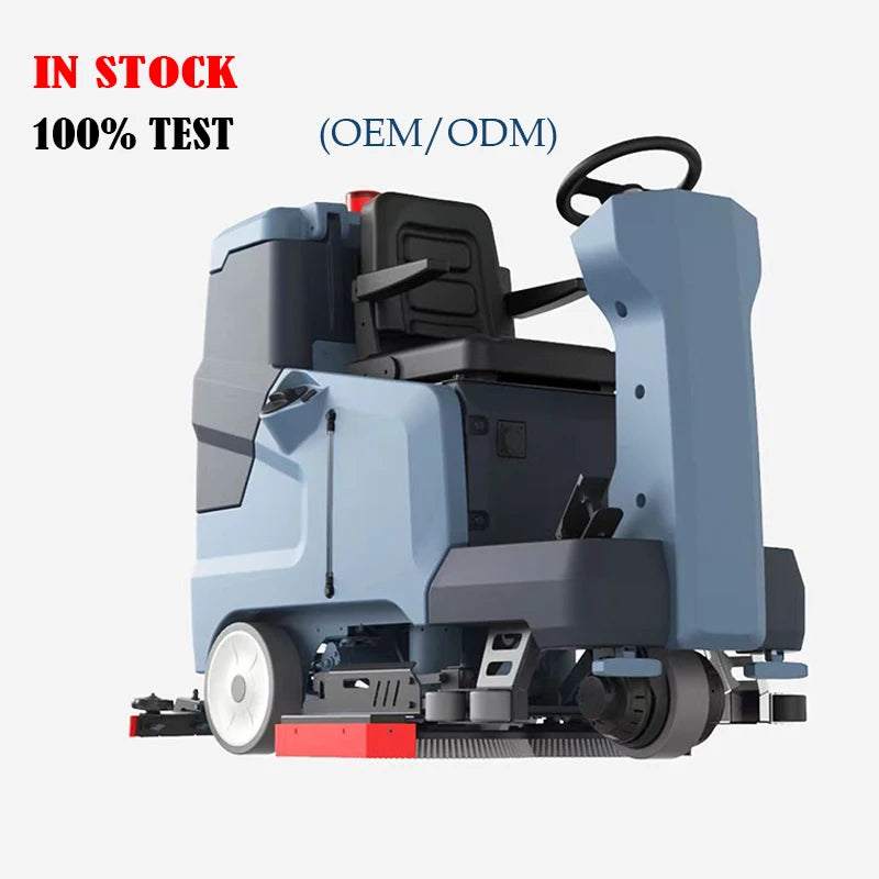 CE EPA Battery Operated Car Type Ride On Floor Scrubber Commercial Tennis Court Floor Road Sweeper Machine
