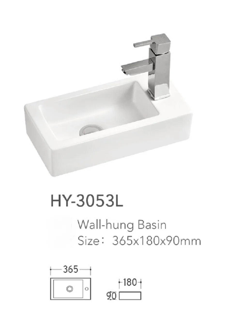 Mini Wall Hanging Wash Basin Balcony Ultra Narrow Bathroom Sinks Ceramic Platform Basins Home Bedroom Wall-mounted Washbasins