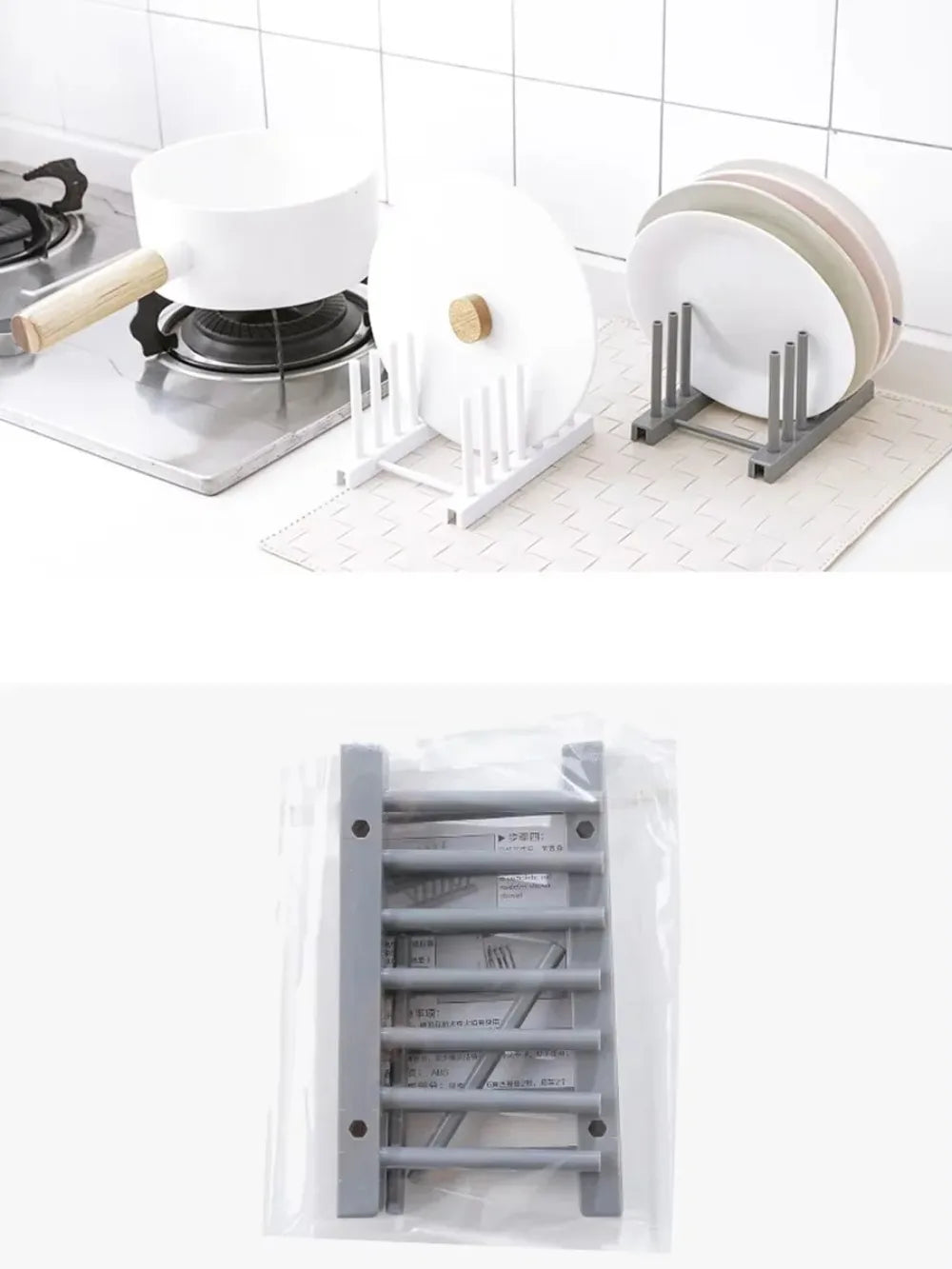 Kitchen Multifunctional Drain Bowl and Dish Rack Multifunctional Plate Storage Rack Cabinet Storage Rack Drain Rack Storage Rack