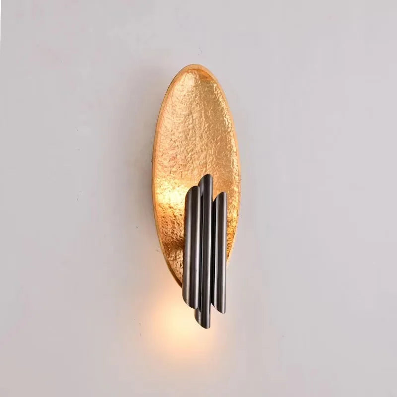 Nordic Modern Light Luxury Marble Wall Lamp Bedroom Background Led Lighting Decoration Creativity Mirror Aisle Sconce Indoor