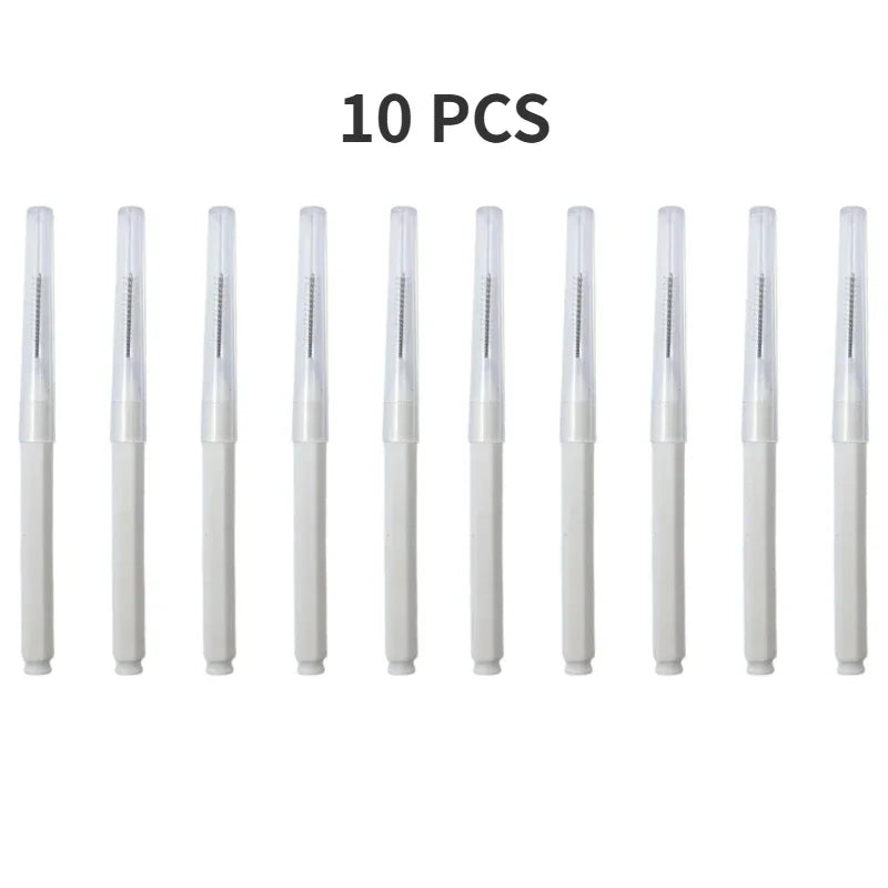 10/50PS Portable Mini Eyebrow Brushes Disposable Eyelash Brow Lifting Brush Applicators Lash Extension Comb Beauty Makeup Tools