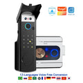 Waterproof Intercom Face Recognition Tuya Wifi Fingerprint Code RFID Card Smart Lock with Doorbell/Rechargeable Li-Battery/Keypa